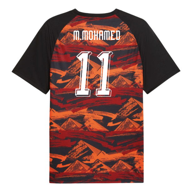 2026-2027 Egypt Warm Up Jersey (Black) (M.Mohamed 11)-SoccerKits Hub | Buy Soccer Jerseys Online